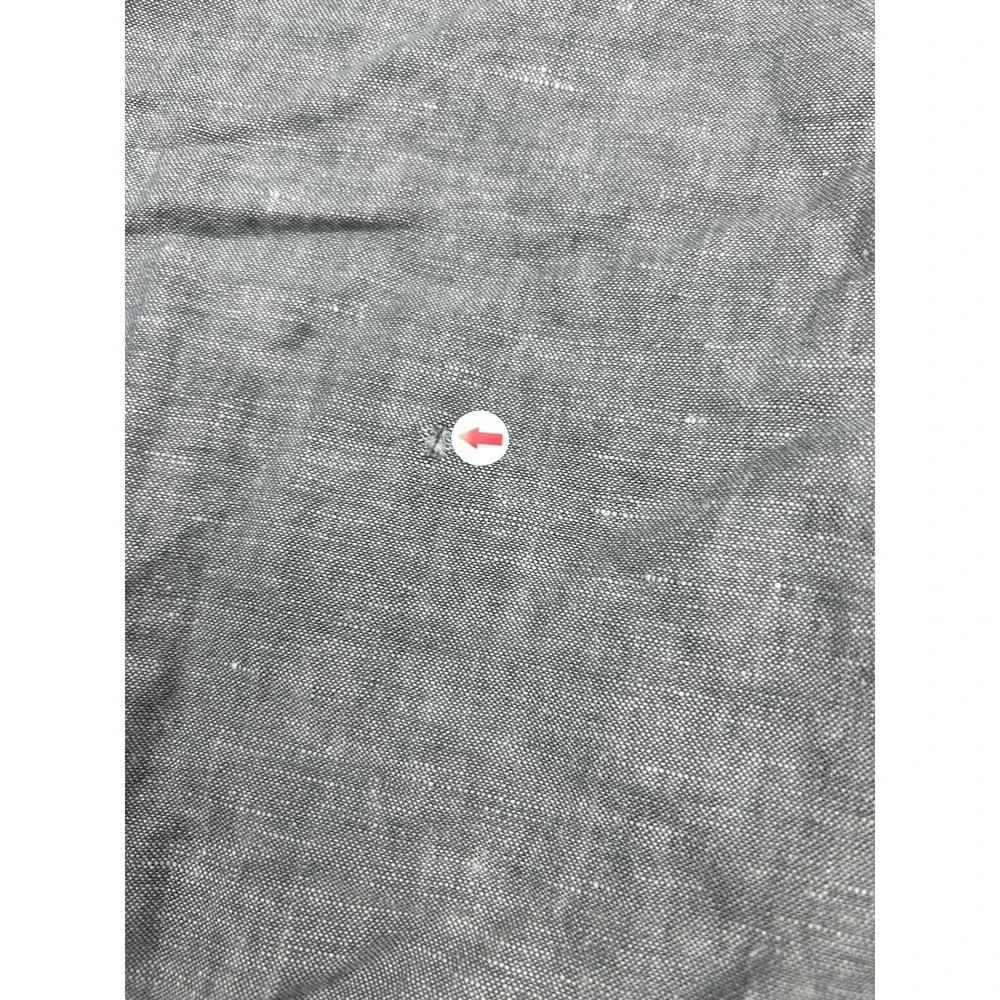 BANANA REPUBLIC Pants Women's Gray Size 4 Linen Blend Drawstring Pockets